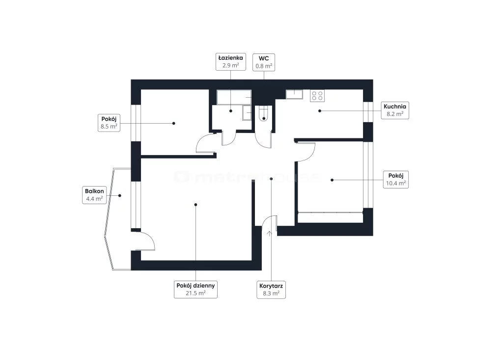 3 pokoje, apartament 59,89 m², piętro 2, oferta nr , SMFURY562, Kraków, Prądnik Czerwony, Dobrego Pasterza