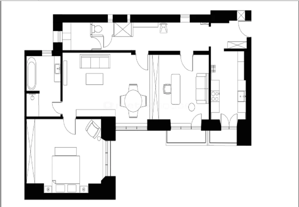 3 pokoje, apartament 89,04 m², piętro 1, oferta nr , SMPIKA348, Łódź, Śródmieście, Śródmieście, Gdańska