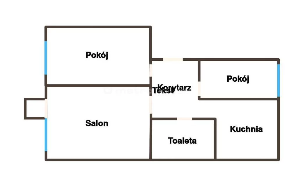 3 pokoje, mieszkanie 47,20 m², piętro 2, oferta nr , SMRAKU784, Lubawa, Gdańska