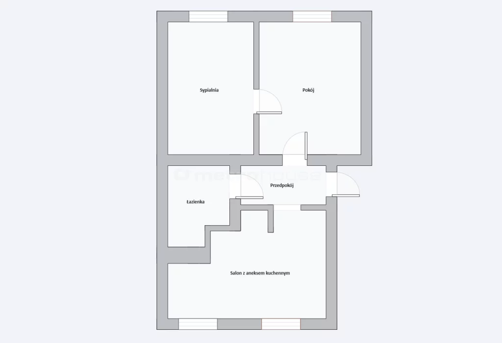 3 pokoje, mieszkanie 63,64 m², piętro 1, oferta nr , SMGIME966, Bytom, Głowackiego