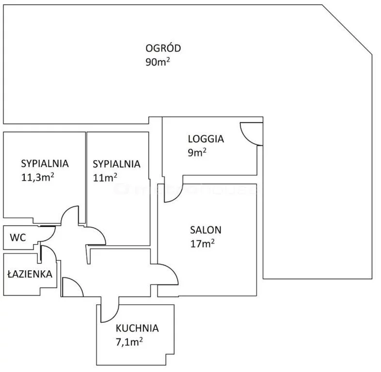 3 pokoje, mieszkanie 61,70 m², parter, oferta nr , SMSUJI858, Warszawa, Targówek, Targówek, Goławicka