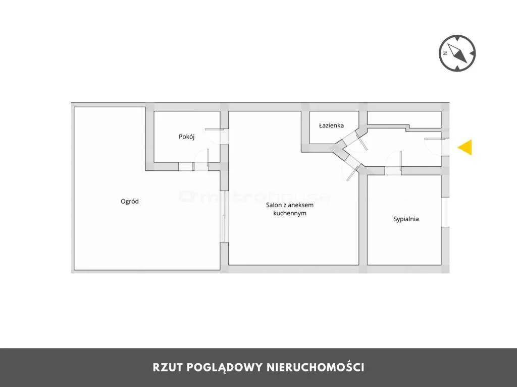 3 pokoje, mieszkanie 52,33 m², parter, oferta nr , SMFIJI875, Ustronie Morskie, Górna