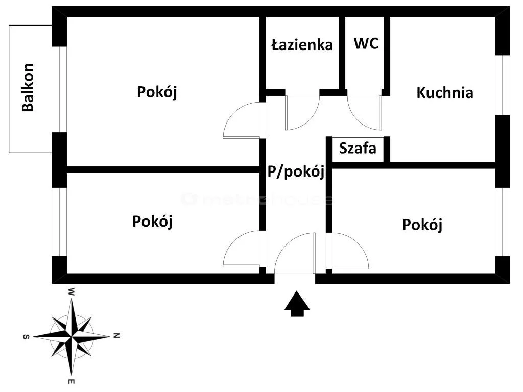 3 pokoje, mieszkanie 56,00 m², piętro 3, oferta nr , SMGOTU265, Radom, Ustronie, Grenadierów