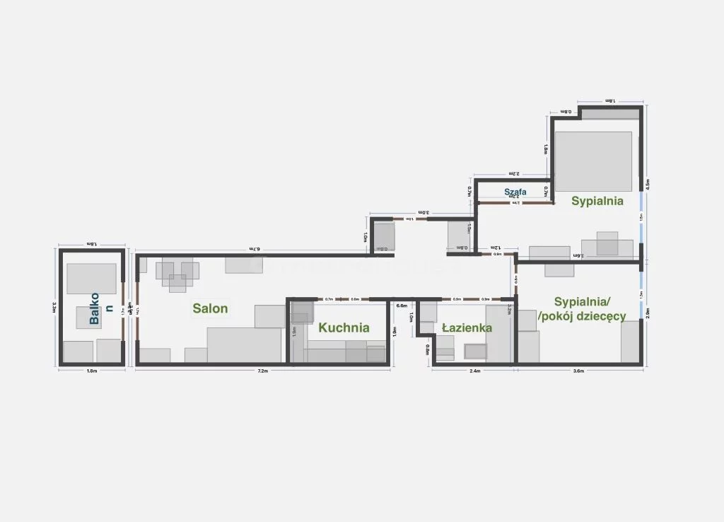 3 pokoje, mieszkanie 62,50 m², piętro 2, oferta nr , SMREVI778, Warszawa, Ochota, Ochota, Harfowa