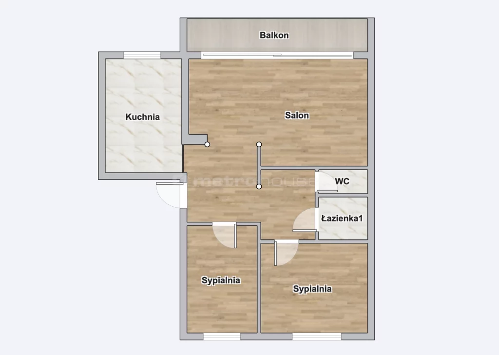 3 pokoje, mieszkanie 72,30 m², piętro 3, oferta nr , SMJACU710, Warszawa, Ursynów, Ursynów, Hawajska