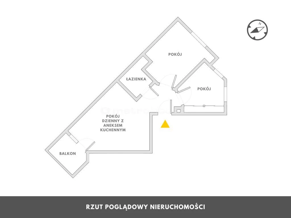 3 pokoje, mieszkanie 47,20 m², piętro 1, oferta nr , SMZEJA788, Kołobrzeg, Helsińska