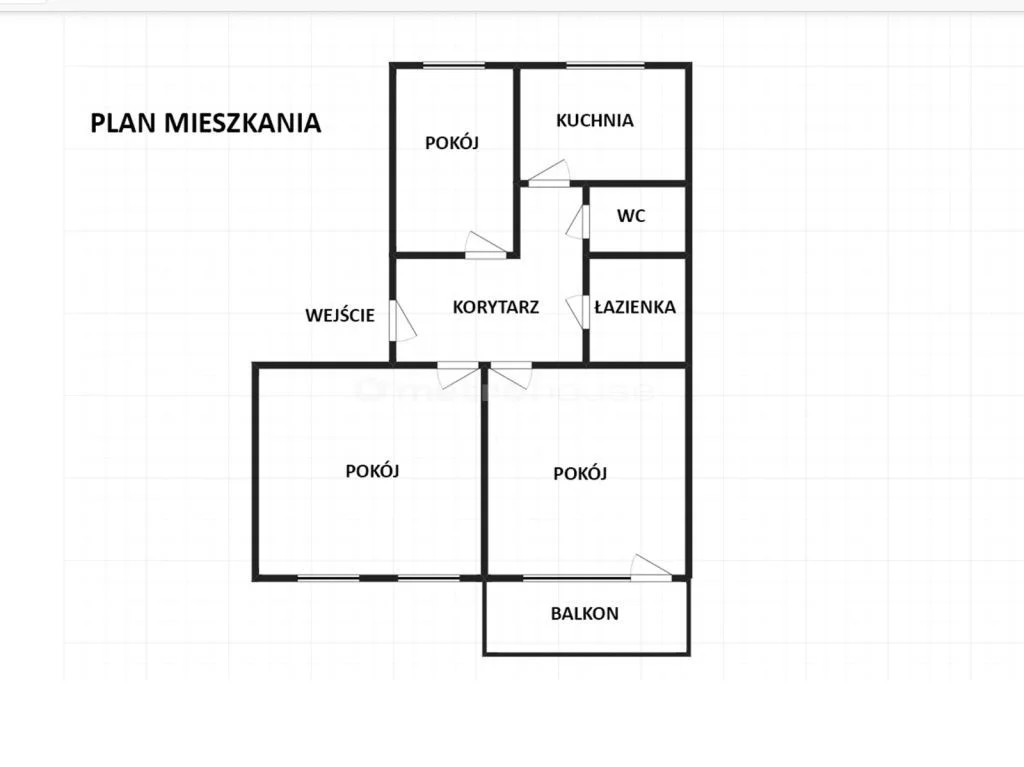 3 pokoje, mieszkanie 70,70 m², piętro 1, oferta nr , SMHANA802, Bielsko-Biała, Ikara