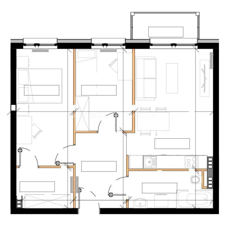 3 pokoje, mieszkanie 57,39 m², piętro 1, oferta nr , BICO055, Inowrocław