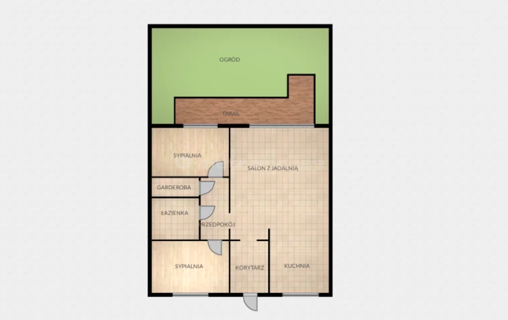 3 pokoje, mieszkanie 77,40 m², parter, oferta nr , SMLADY267, Józefosław