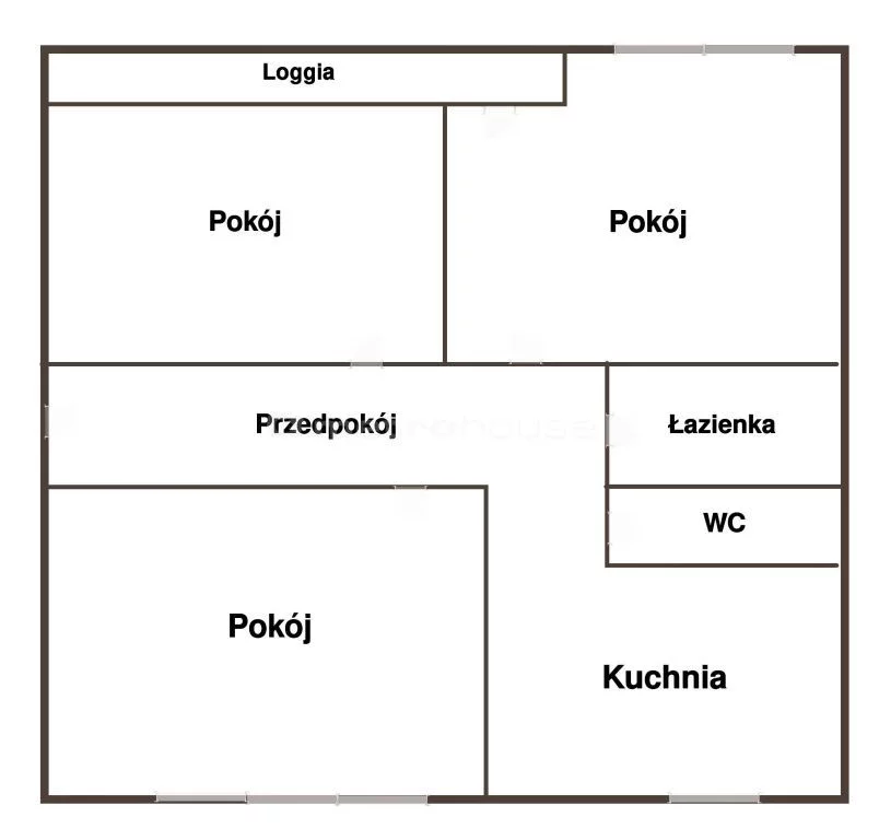 3 pokoje, mieszkanie 59,01 m², piętro 2, oferta nr , SMFETU954, Łódź, Bałuty, Bałuty, Julianowska