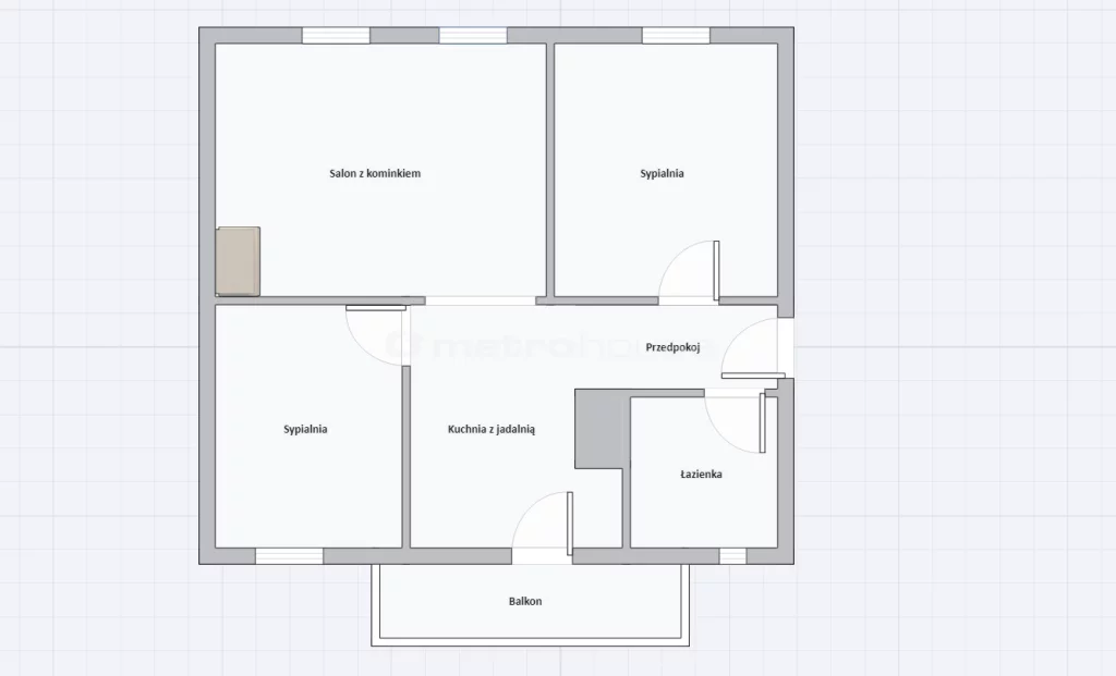 3 pokoje, mieszkanie 96,00 m², piętro 3, oferta nr , SMDULI576, Chorzów, Kalidego