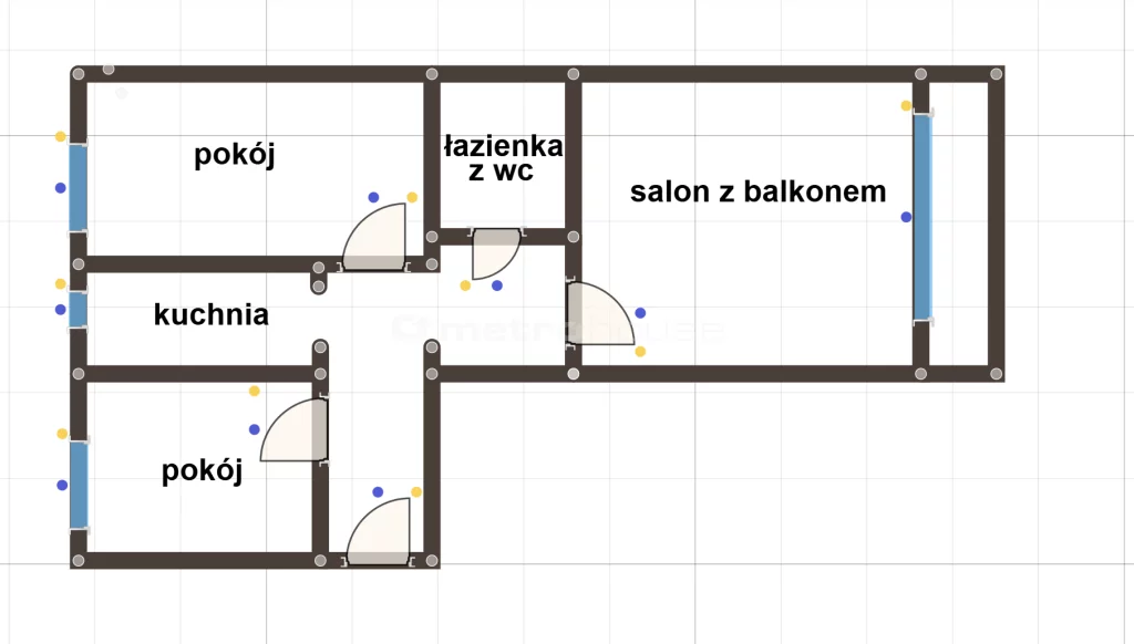 3 pokoje, mieszkanie 47,80 m², piętro 1, oferta nr , SMROPO519, Dąbrowa Górnicza, Gołonóg, Gołonóg, Kasprzaka