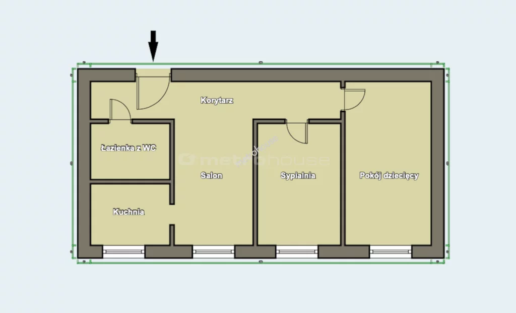 3 pokoje, mieszkanie 46,60 m², piętro 4, oferta nr , SMPULO571, Siedlce, Kilińskiego