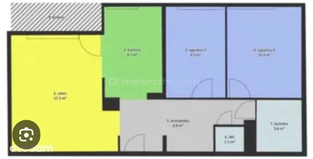 3 pokoje, mieszkanie 54,70 m², piętro 10, oferta nr , SMTAJY969, Warszawa, Bielany, Bielany, Klaudyny