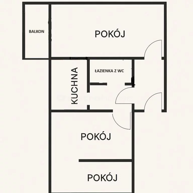 3 pokoje, mieszkanie 46,80 m², piętro 3, oferta nr , SMRIHO363, Ruda Śląska, Kolista