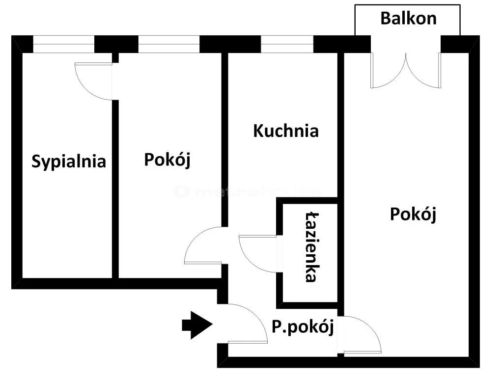 3 pokoje, mieszkanie 48,00 m², piętro 4, oferta nr , SMZUTU764, Tarnowskie Góry, Kolorowa