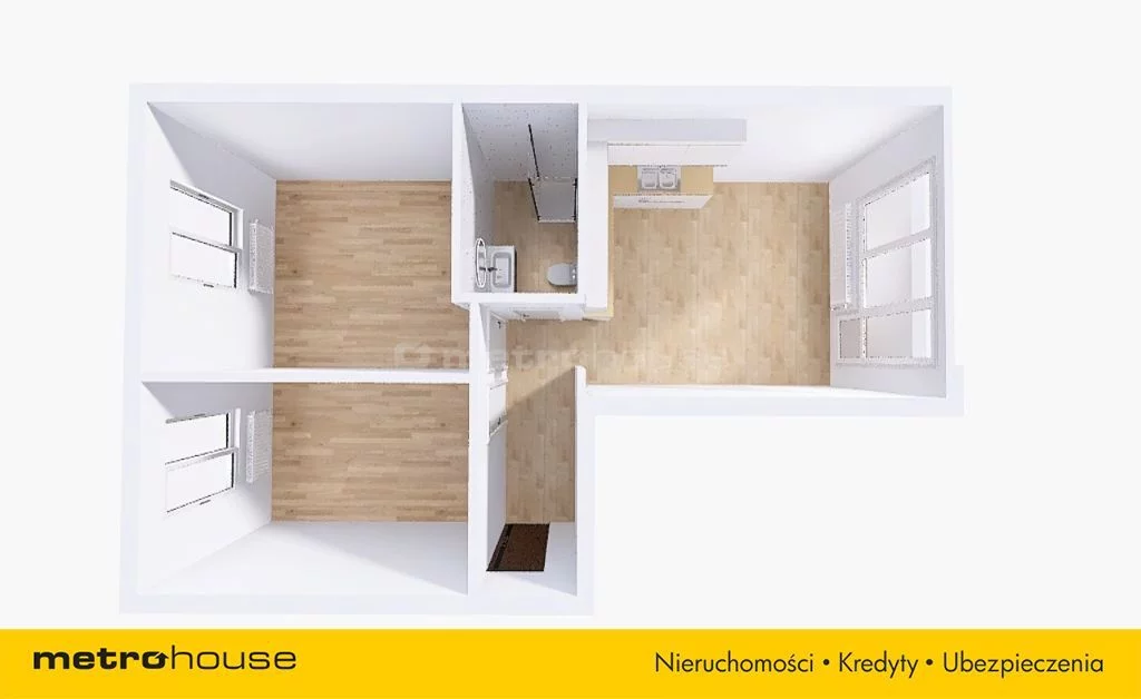 3 pokoje, mieszkanie 48,64 m², piętro 1, oferta nr , SMTEVI589, Iława, Konopnickiej
