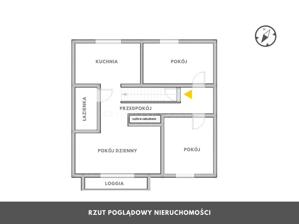 3 pokoje, mieszkanie 57,42 m², piętro 1, oferta nr , SMTURO652, Koszalin