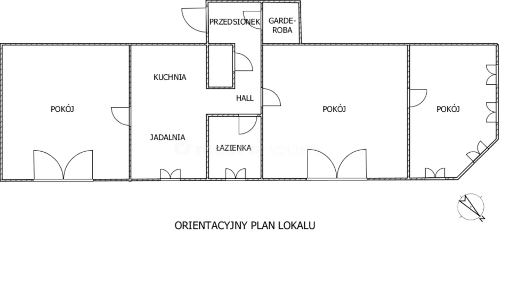 3 pokoje, mieszkanie 127,12 m², parter, oferta nr , SMVUJI327, Karlino, Koszalińska