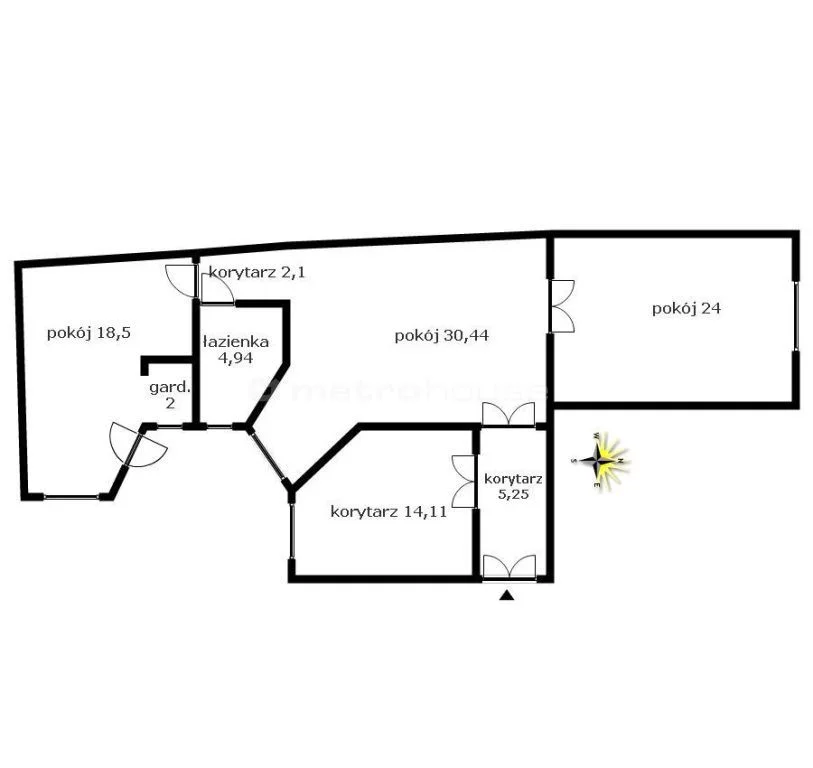 3 pokoje, mieszkanie 94,20 m², piętro 3, oferta nr , WEXY458, Kraków, Stare Miasto, Stare Miasto, Krupnicza