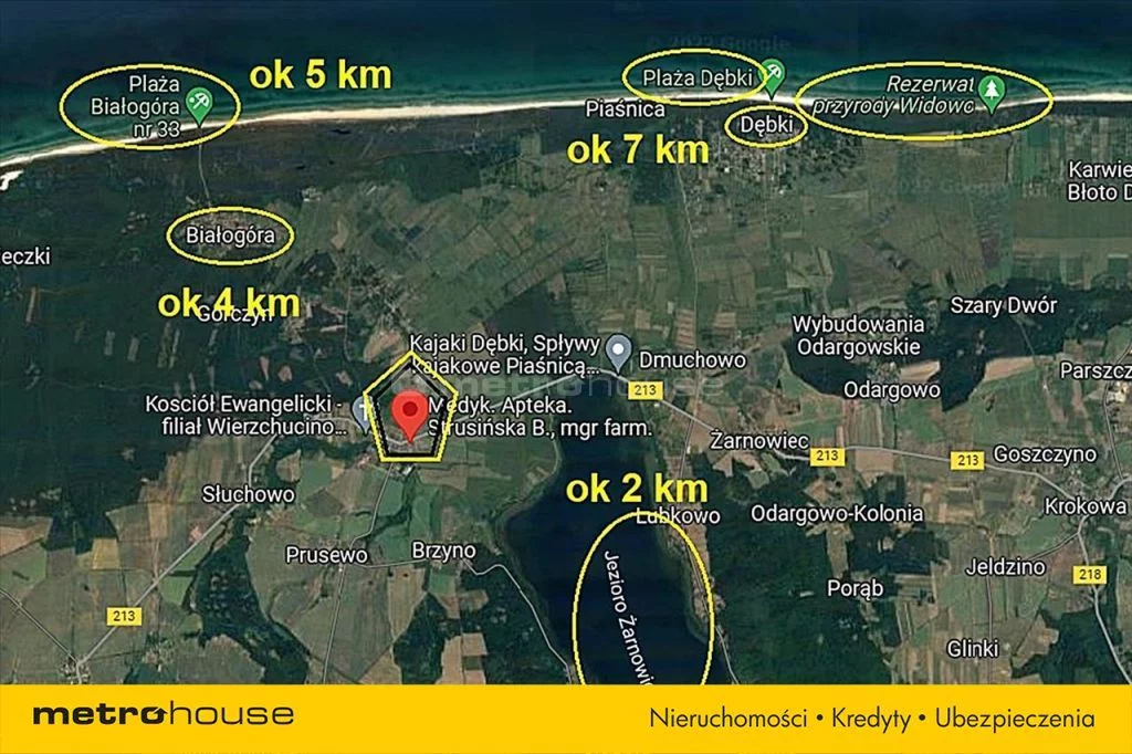 3 pokoje, mieszkanie 54,90 m², piętro 1, oferta nr , RELU979, Wierzchucino, Leśna