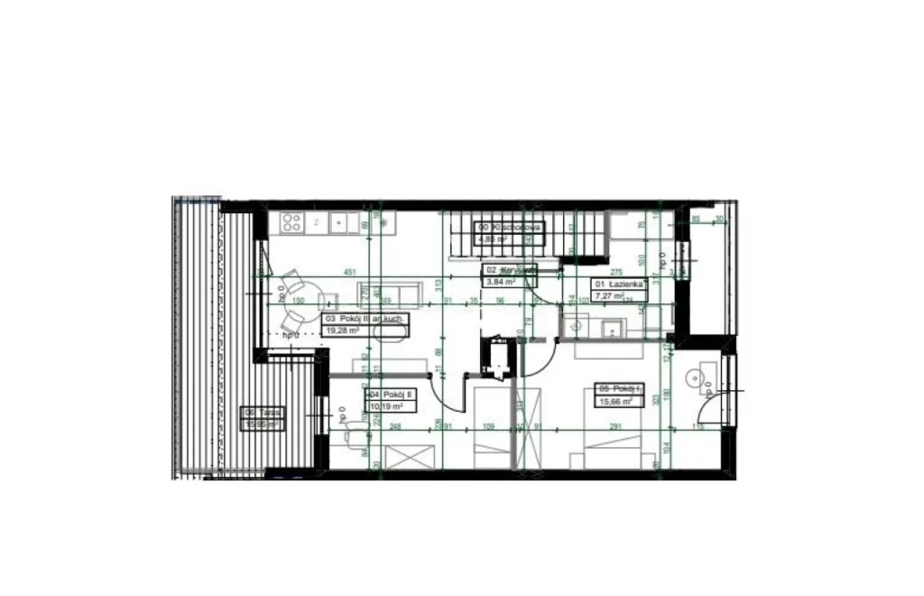 3 pokoje, mieszkanie 57,60 m², piętro 1, oferta nr , SMLORE656, Lesznowola