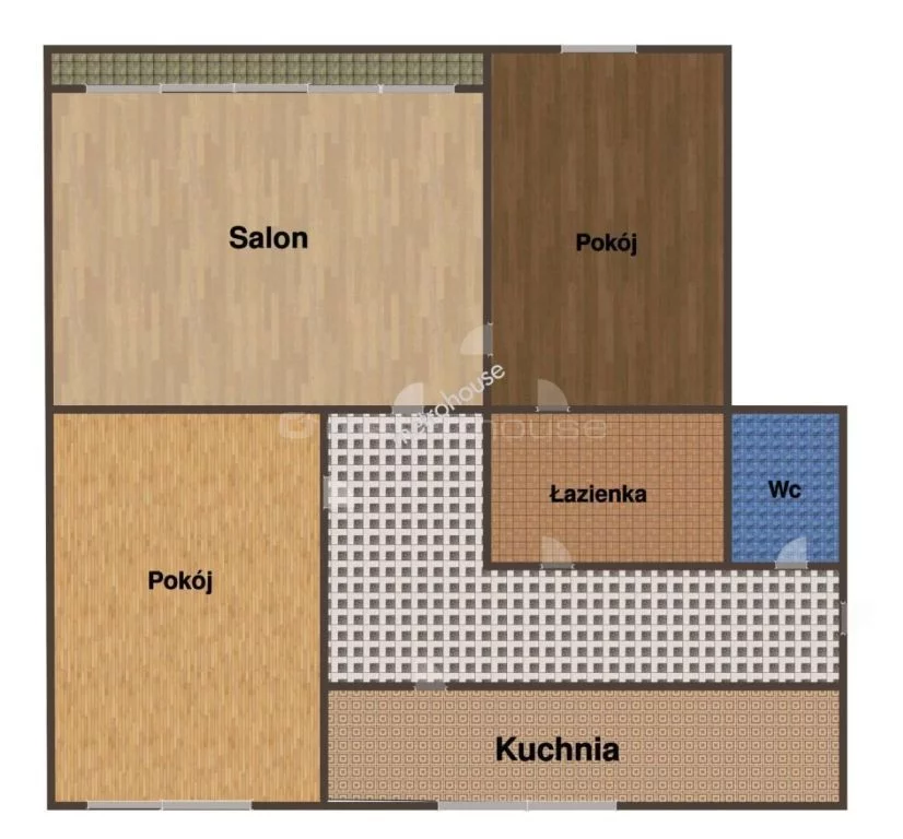 3 pokoje, mieszkanie 53,60 m², parter, oferta nr , SMVAFA848, Łódź, Górna, Górna