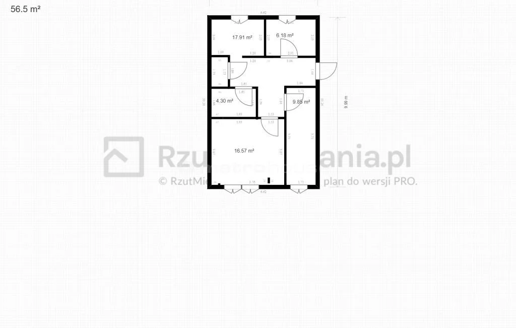 3 pokoje, mieszkanie 52,97 m², piętro 2, oferta nr , SMPEFO806, Łódź, Polesie, Polesie