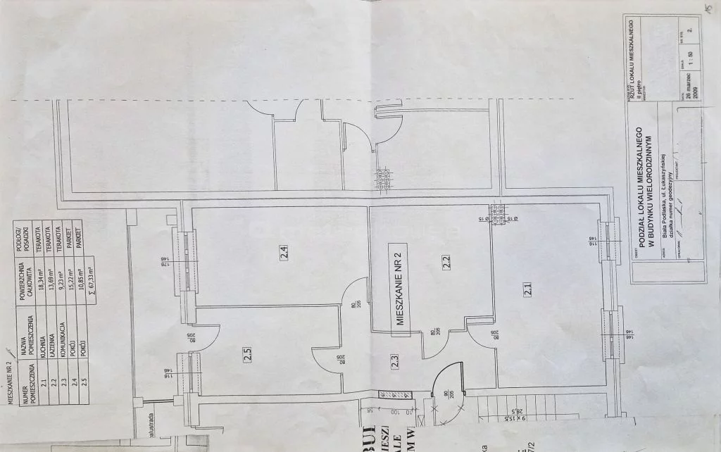 3 pokoje, mieszkanie 67,33 m², piętro 2, oferta nr , SMKEJU182, Biała Podlaska, Łukaszyńska