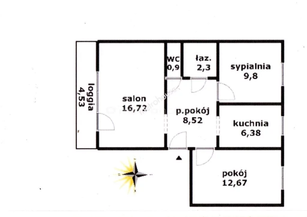 3 pokoje, mieszkanie 67,98 m², piętro 4, oferta nr , SMFUBI423, Działdowo, Malewskiej