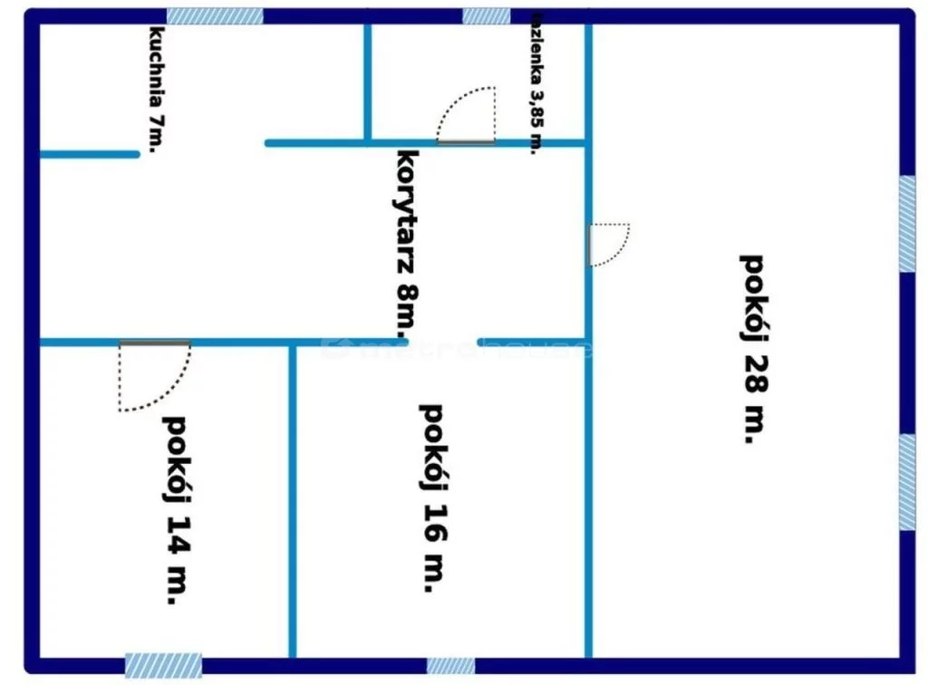 3 pokoje, apartament 106,00 m², piętro 1, oferta nr , SDROTY712, Iława, Mazurska