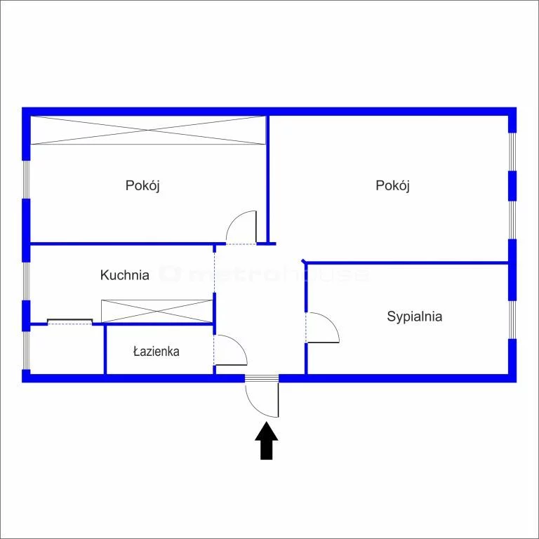 3 pokoje, mieszkanie 72,00 m², parter, oferta nr , SMHAGY546, Gorzów Wielkopolski, Mickiewicza
