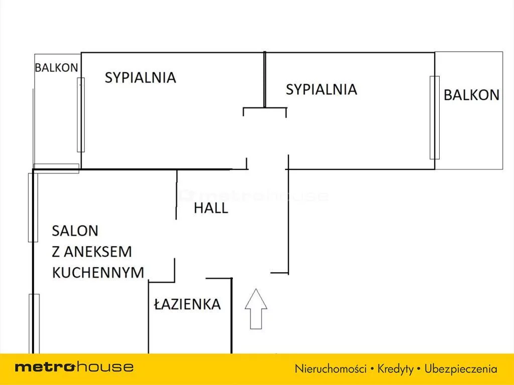 3 pokoje, mieszkanie 69,67 m², piętro 2, oferta nr , WAZU046, Skierniewice, Mickiewicza