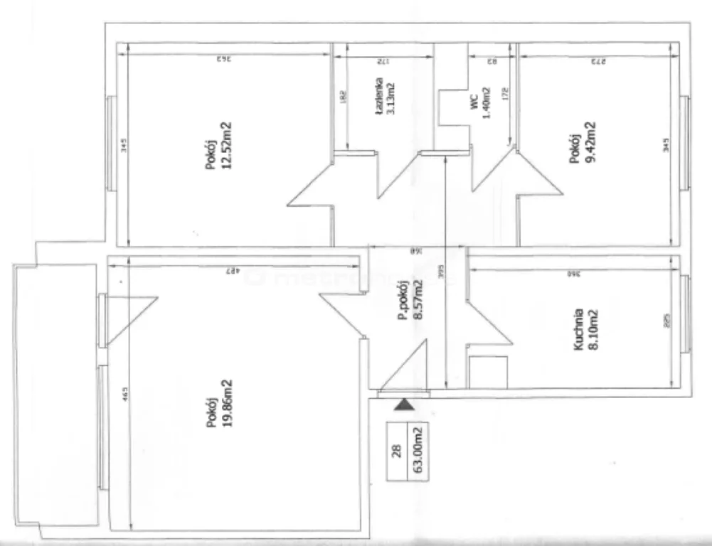 3 pokoje, mieszkanie 63,00 m², piętro 3, oferta nr , SMCEME612, Mszczonów