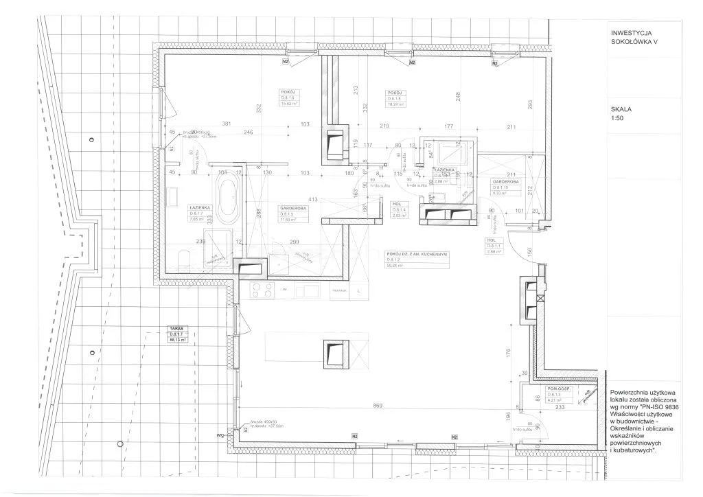 3 pokoje, mieszkanie 119,21 m², piętro 8, oferta nr , SMLAGI416, Łódź, Bałuty, Bałuty, Nad sokołówką