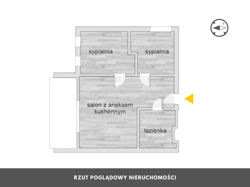 3 pokoje, apartament 39,78 m², piętro 3, oferta nr , SMZARY231, Grzybowo, Nadmorska