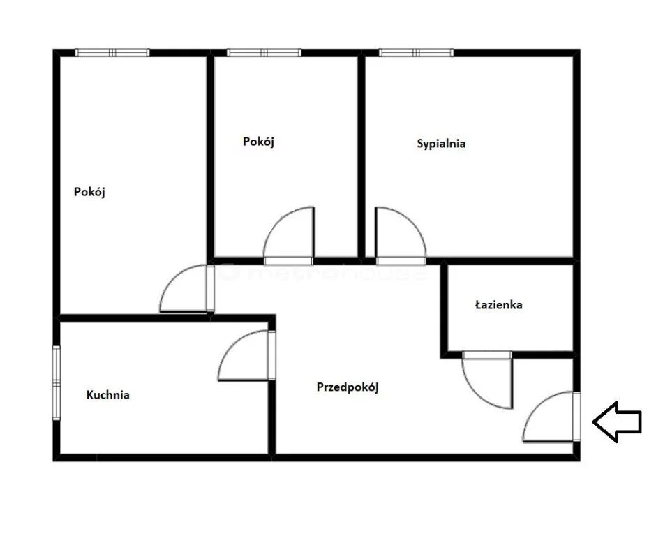 3 pokoje, mieszkanie 54,34 m², piętro 4, oferta nr , TITO045, Karpacz, Nadrzeczna