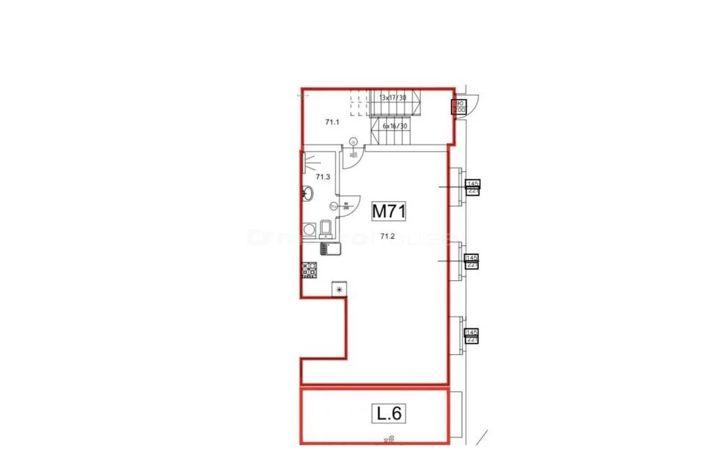 3 pokoje, mieszkanie 116,00 m², parter, oferta nr , SMTAFU679, Łódź, Śródmieście, Śródmieście, Narutowicza