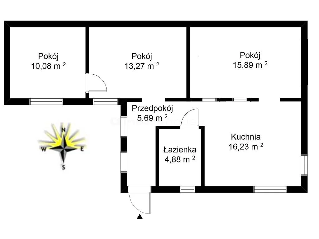 3 pokoje, mieszkanie 106,29 m², parter, oferta nr , ZAPY210, Niedalino