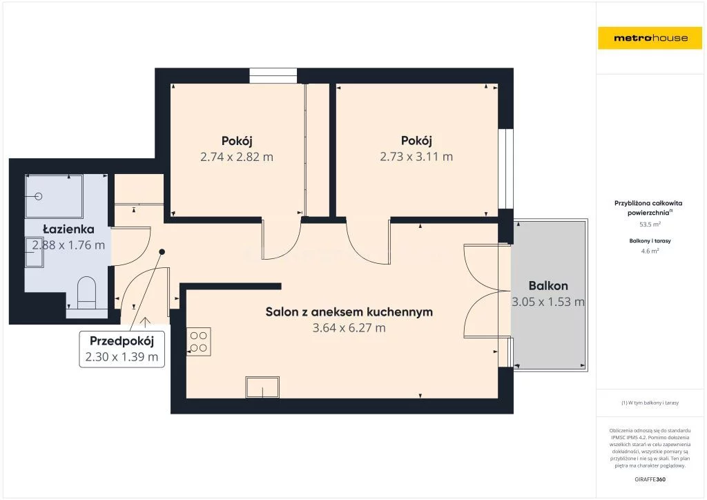 3 pokoje, mieszkanie 50,31 m², piętro 2, oferta nr , SMCIDO900, Siewierz, Nowomiejska