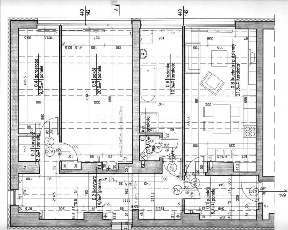 3 pokoje, mieszkanie 87,72 m², piętro 12, oferta nr , HISA216, Warszawa, Wola, Wola, Okopowa