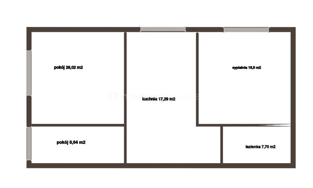 3 pokoje, mieszkanie 82,60 m², piętro 2, oferta nr , SMGUVY756, Oleśnica