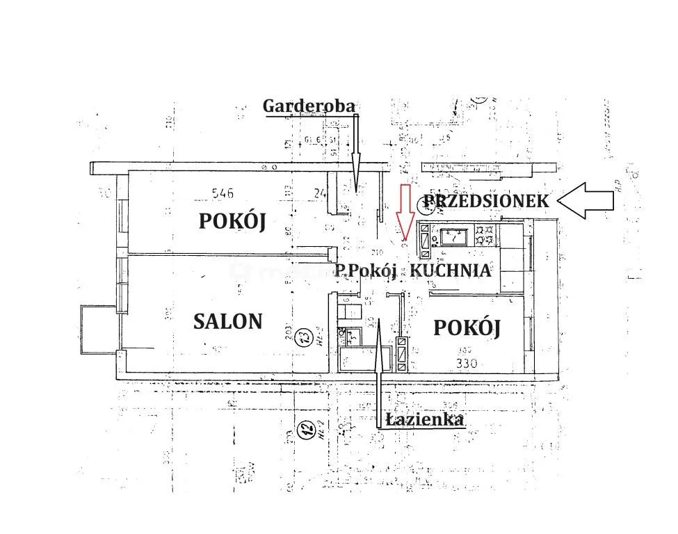 3 pokoje, mieszkanie 51,50 m², piętro 2, oferta nr , SMNOCA379, Warszawa, Praga Południe, Praga Południe, Opinogórska