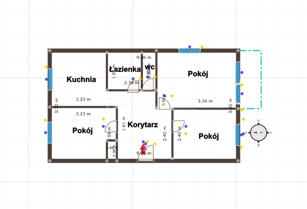 3 pokoje, mieszkanie 58,00 m², piętro 4, oferta nr , SMDULA655, Biała Podlaska, Orzechowa