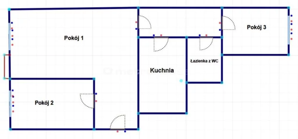 3 pokoje, mieszkanie 43,10 m², piętro 1, oferta nr , SMFAJO702, Kraków, Bieńczyce, Osiedle Kazimierzowskie