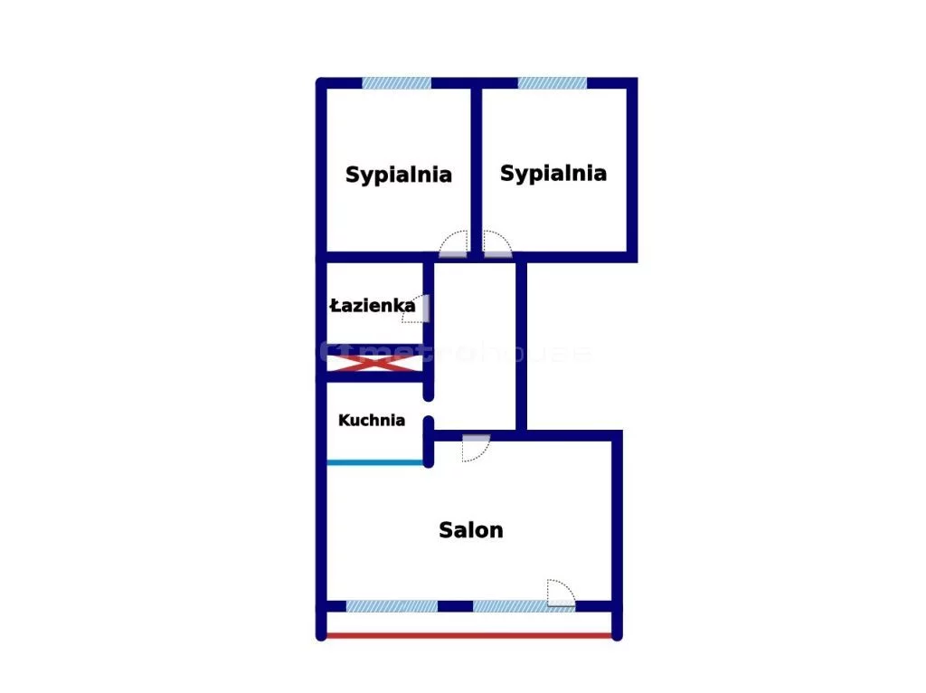 3 pokoje, mieszkanie 55,10 m², piętro 4, oferta nr , SMJOSA537, Żory, Osiedle Księcia Władysława