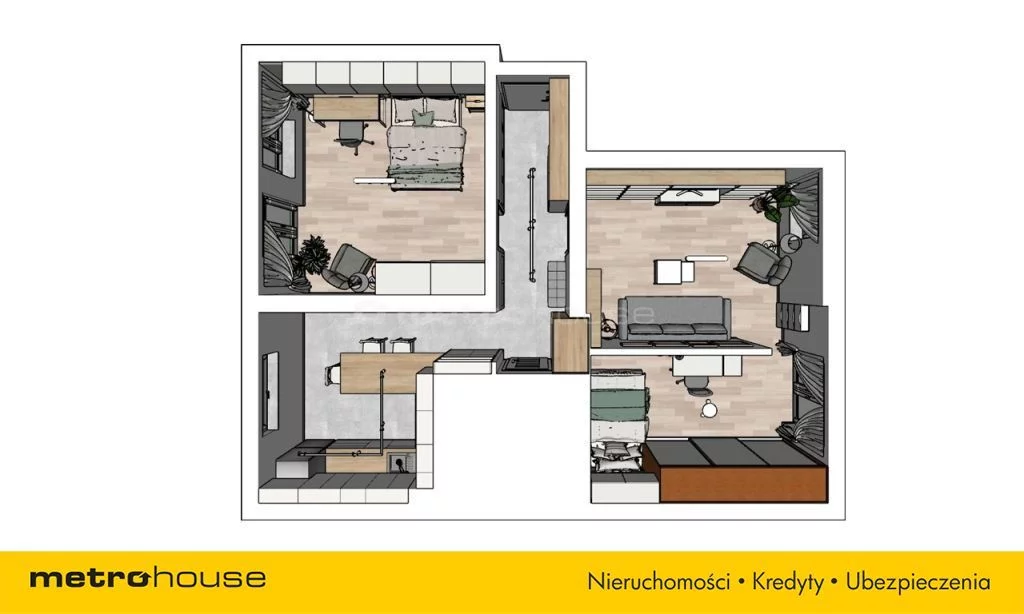 3 pokoje, mieszkanie 66,59 m², parter, oferta nr , SMNAZY258, Olecko, Osiedle Lesk