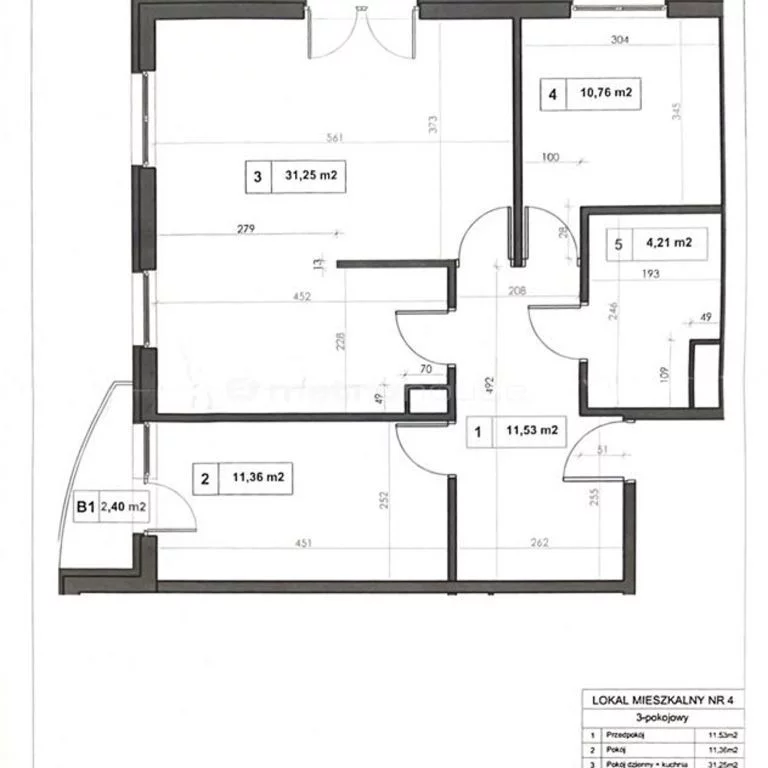 3 pokoje, apartament 69,11 m², piętro 1, oferta nr , SMPENU778, Otwock