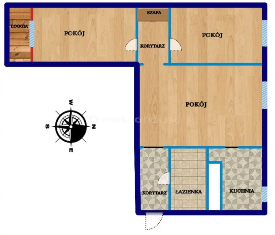 Mieszkanie na sprzedaż, 47,76 m², 3 pokoje, 9 piętro, oferta nr SMJAZA614