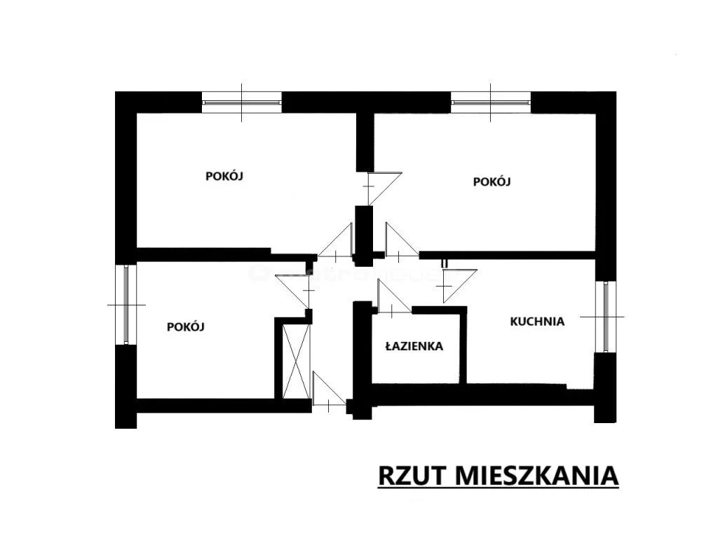 3 pokoje, mieszkanie 63,55 m², piętro 4, oferta nr , SMHOFE694, Wrocław, Stare Miasto, Pawłowa